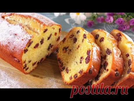 Творожный кекс вкуснее чем в магазине! К чаю за 10 минут! Быстро, просто и очень вкусно