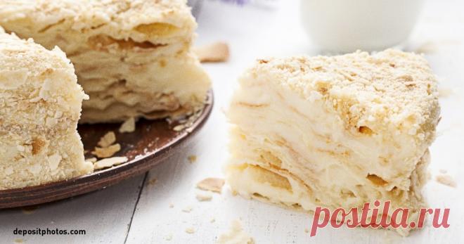 Легкий рецепт идеального торта «Наполеон»