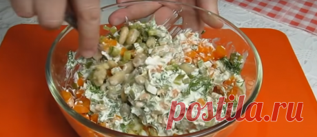 За этот салат муж меня осыпал комплиментами и просит его готовить каждый день | Рецепты от Ирины | Яндекс Дзен