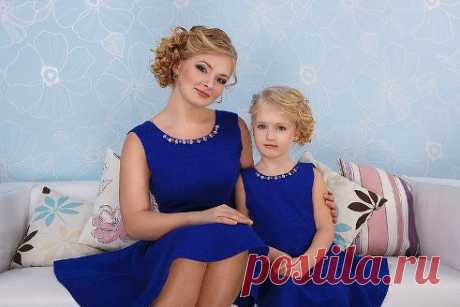 Одеваться в одном стиле маме и дочке — это красиво! А вы как думаете?