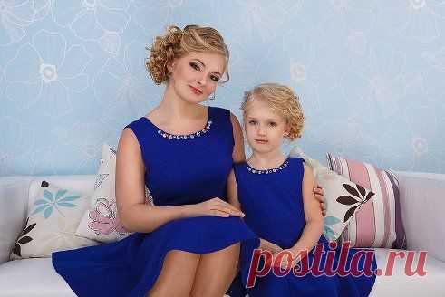 Одеваться в одном стиле маме и дочке — это красиво! А вы как думаете?