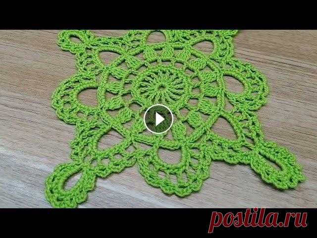 ШИКАРНЫЙ,ОЧЕНЬ КРАСИВЫЙ МОТИВ ДЛЯ ШТОР,СКАТЕРТЕЙ,ПЛЕДОВ,и других изделий. Дорогие друзья,предлагаю Вам связать вместе со мной один из самых красивых мотивов в моей практике вязания.Вяжется не сложно,а смотрится просто замеча...