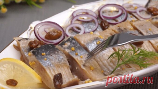 Соленая сельдь в маринаде | Кулинарные рецепты