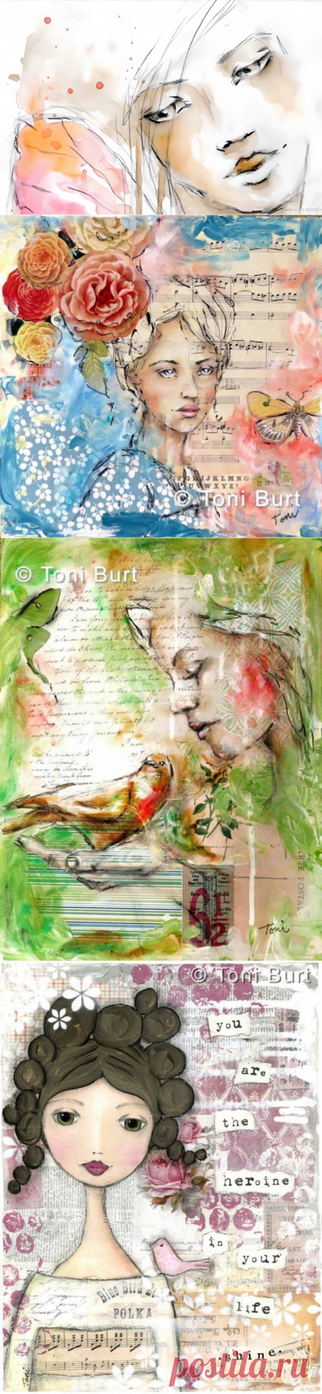 Раскрасим мир в чудесные цвета... Акварели Toni Burt