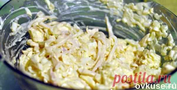 Салат из кальмаров с сыром - Простые рецепты Овкусе.ру