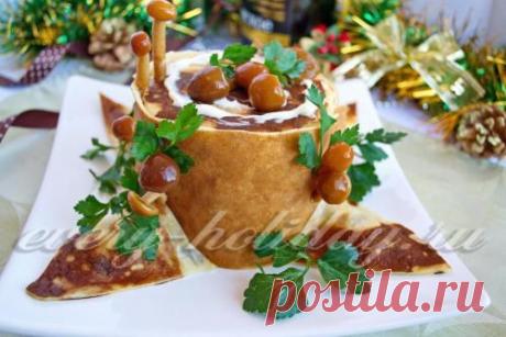 Салат «Пенек»: рецепт