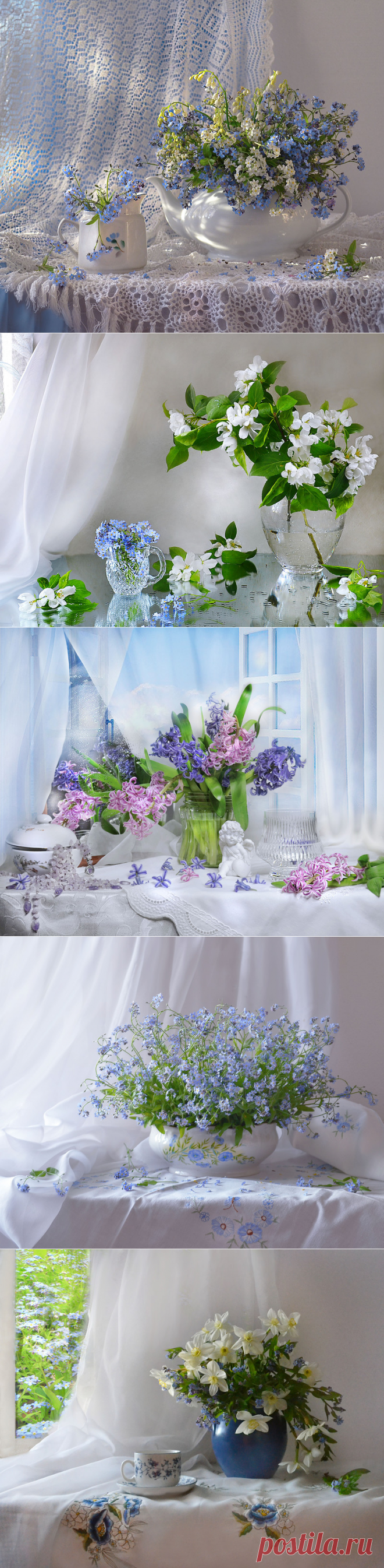 Возьми-ка кисть и нарисуй цветение весны!.