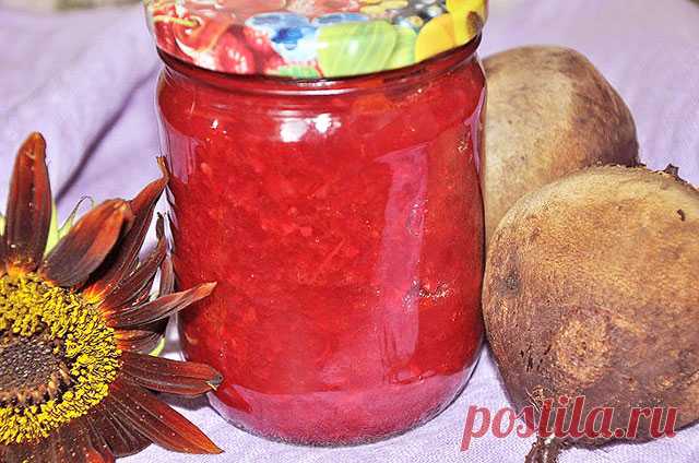 Аджика из свеклы на зиму — пикантная заготовка — Домашняя кулинария