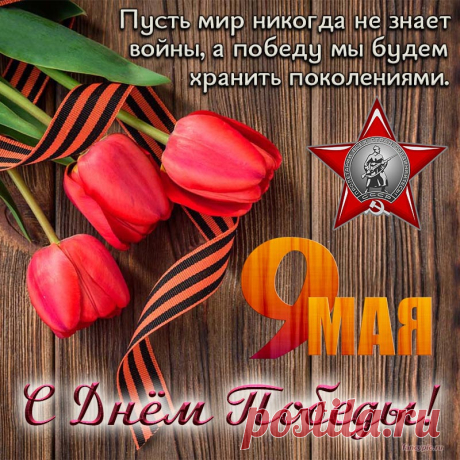 Пусть без войны живет наш мир
И светит солнышко над ним,
Всех поздравляю с Днем Победы,
Пускай гордятся нами деды!