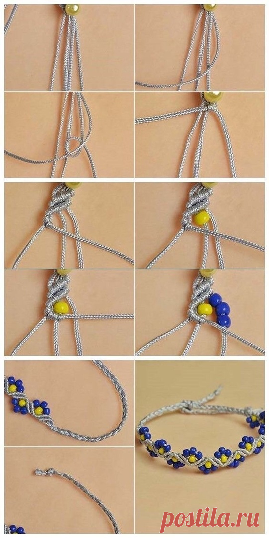 Браслеты в технике макраме — DIYIdeas