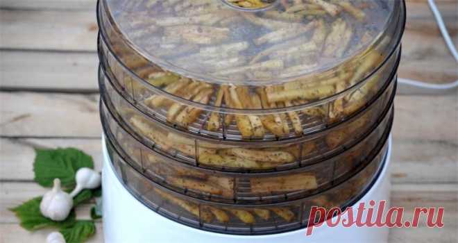 Вкуснейшая закуска — сушеные баклажаны!