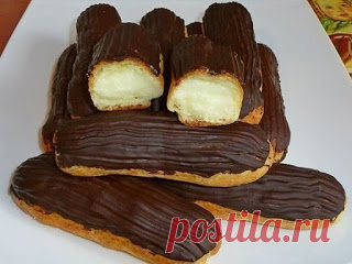 Самые вкусные рецепты: Эклеры