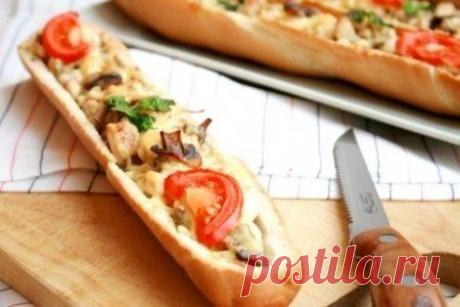 Багет фаршированный курочкой и грибами - Мастерская жизни &quot;Растимул&quot;