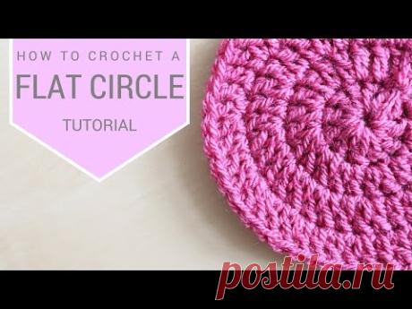 CROCHET: How to crochet a flat circle | Bella Coco