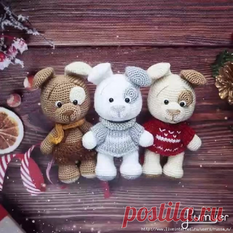 Игрушка &quot;Собачка&quot;. Крючком.
