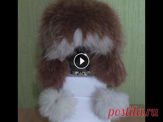 Вяжем мехом. Вязанная детская меховая шапка с ушками  Основа часть 1 В этом видео я расскажу вам как связать детскую шапку с ушками и как ввязать в нее мех. шапка основа...