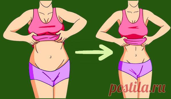 Как быстро убрать животик (10 упражнений для дома) | Болтай