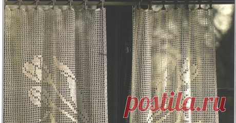 Filet Crochet Curtains  Add  a soft  touch  to your home with these  romantic and  luxury  crochet curtains .