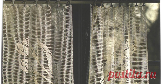 Filet Crochet Curtains  Add  a soft  touch  to your home with these  romantic and  luxury  crochet curtains .