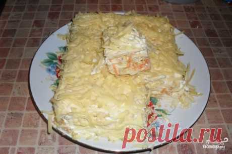 ЗАКУСОЧНЫЙ РЫБНЫЙ ПИРОГ ИЗ КОРЖЕЙ &quot;НАПОЛЕОН&quot;