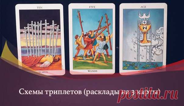 Запись на стене ВАРИАНТЫ ТРИПЛЕТОВ#карты_Таро, #расклады_ТароЁмкие мини-расклады, состоящие из трех карт. Хороши для диагностики, как экспресс-метод и для добавления в схемы других раскладов. ⤵🔺Выбор1 - Вариант 12 - Вариант 23 - Информация для принятия решения🔺Внутренний п..