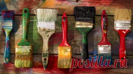 Как старым засохшим кисточкам подарить вторую жизнь