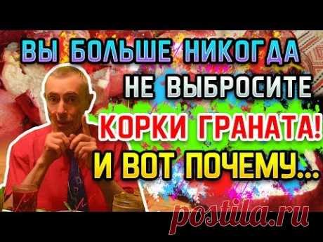 ВЫ БОЛЬШЕ НИКОГДА НЕ БУДЕТЕ ВЫБРАСЫВАТЬ КОРКИ ГРАНАТА! И ВОТ ПОЧЕМУ... Мужская сила, сердце, глисты.