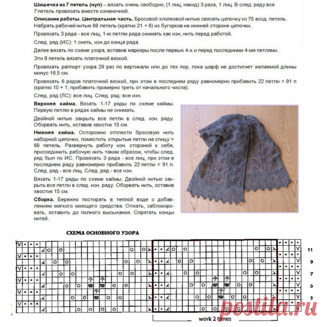 Нежные ажурные палантины, которые пригодятся даже летом | Вязание с Paradosik_Handmade | Дзен