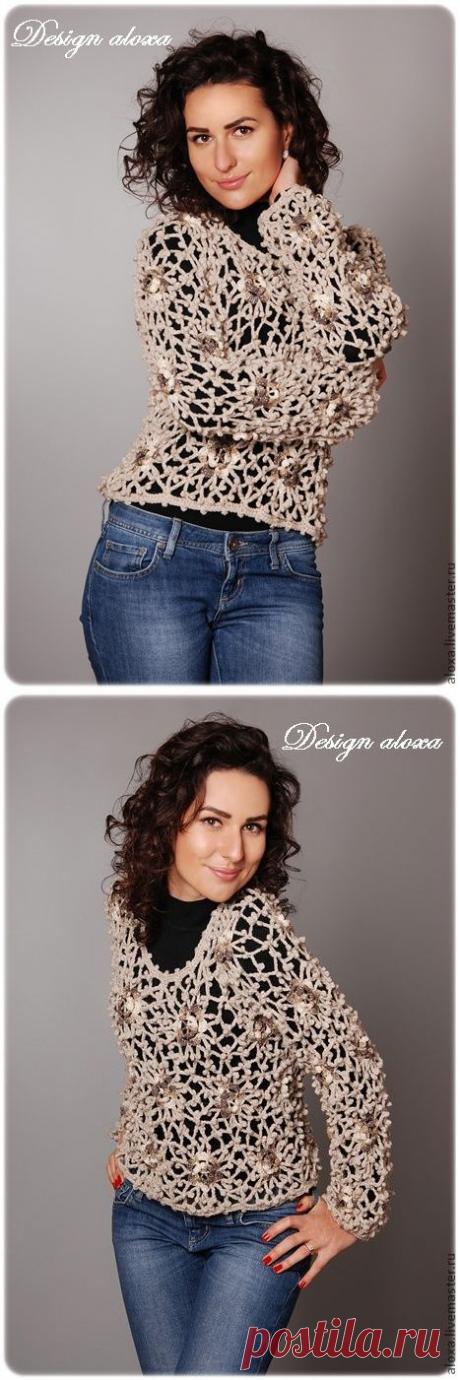 Цветы в паутинке