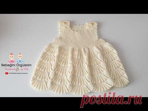 #elifpirenvise #babydress Süpürge Modelli Bebek Elbisesi