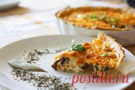 шеф-повар Одноклассники: Вкусный и безумно сытный Пирог &quot;Курино-грибной жульен&quot;