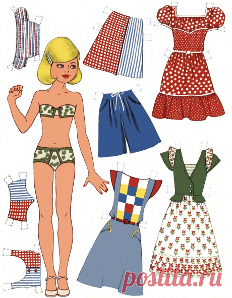 Mustrilaegas: Pabernukud / Paper dolls