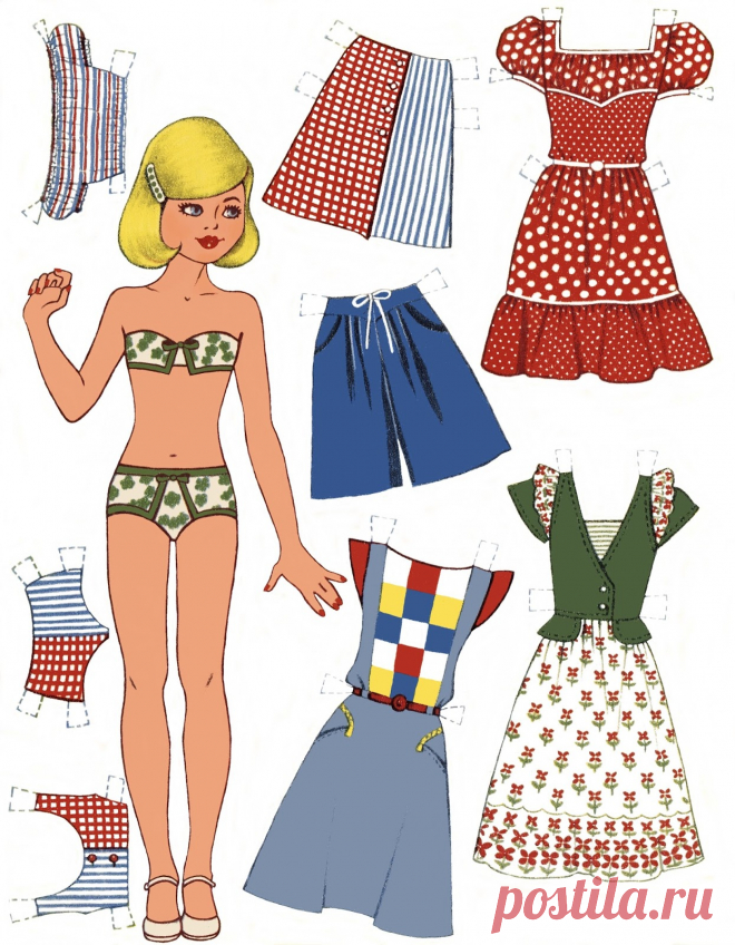Mustrilaegas: Pabernukud / Paper dolls