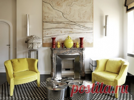 Бархат в интерьере: 30 примеров | ELLEDECORATION