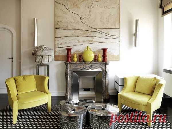 Бархат в интерьере: 30 примеров | ELLEDECORATION