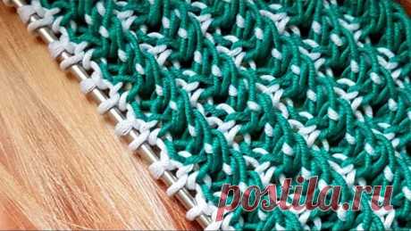 Knitting pattern ❤ Узор спицами ❤ strickmuster ❤ tricot ❤ how to knit ❤ tricô ❤ örgü deseni बुनना