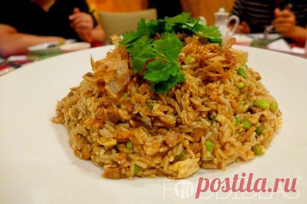 Тушеная капуста с рисом.