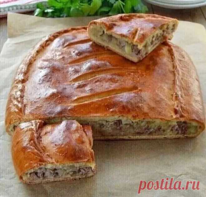 Вкуснейший пирог с мясом и рисом📝 Ингредиенты: тесто: - 250 г кефира... | Интересный контент в группе Мудрая Хозяйка