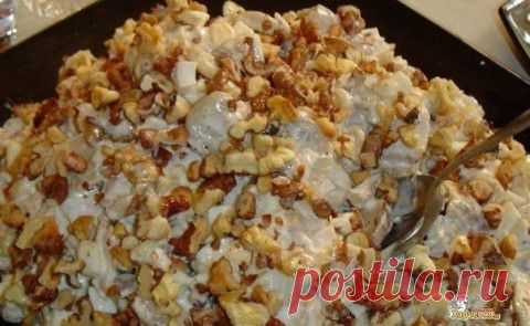 Вкусный и нежный салат | Банк кулинарных рецептов