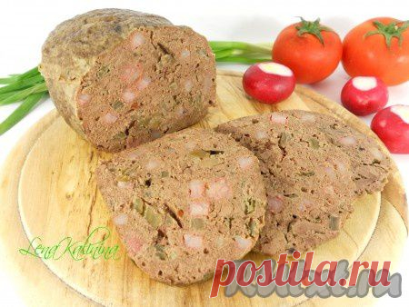 необыкновенно вкусная домашняя печеночная колбаса