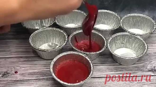 Капкейки красный бархат