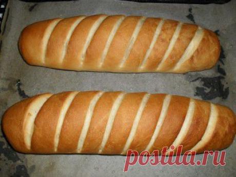 Как испечь батон.