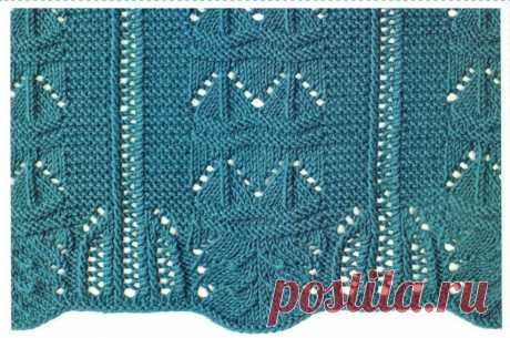 Ажурный узор в копилочку - авось пригодится! | Клубок