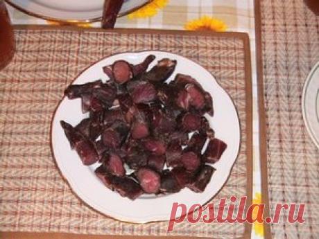 Мясо вяленое по-охотничьи рецепт с фотографиями
