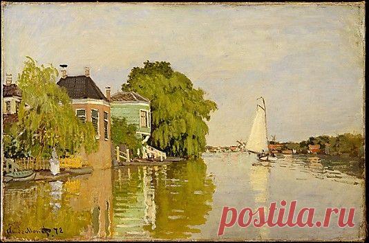 Claude Monet - Houses on the Achterzaan | art i like