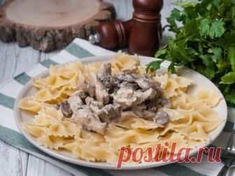 Бефстроганов из куриного филе - простой и вкусный рецепт с пошаговыми фото