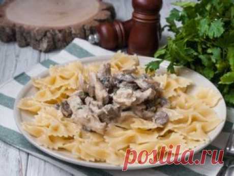 Бефстроганов из куриного филе - простой и вкусный рецепт с пошаговыми фото