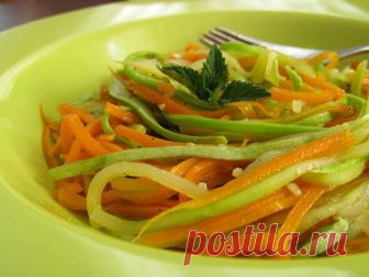 Овощная лапша-вкусный гарнир для мясных блюд
