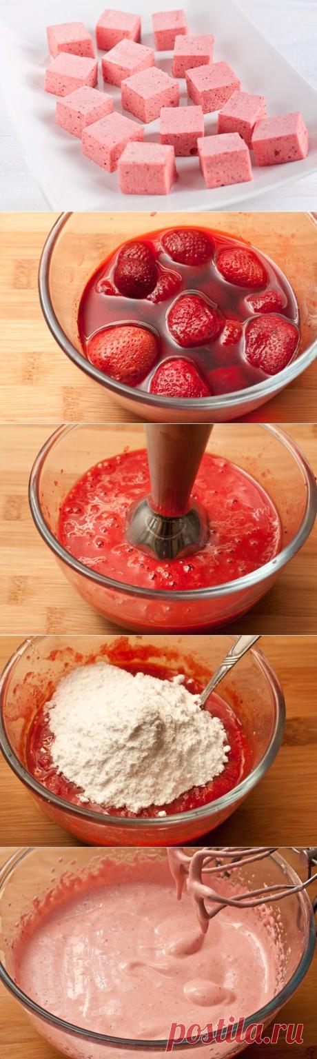 Нежнейший ягодный десерт: Клубничные «облака» — Вкусные рецепты