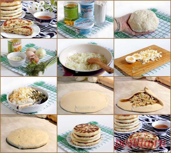 ЛЕПЕШКИ С НАЧИНКОЙ ИЗ РИСА И ЯЙЦА